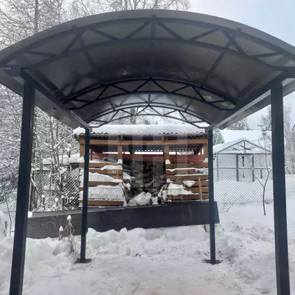 навес для дачи