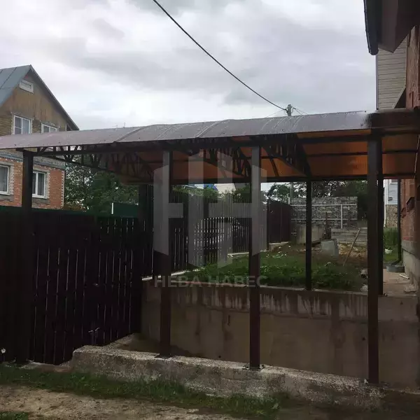 примыкающий арочный навес от производителя