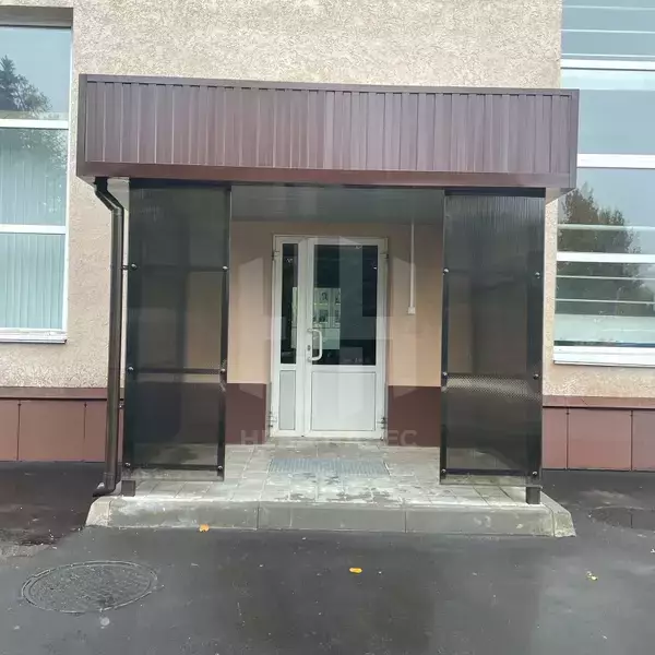 небольшой навес из профлиста марки С 20 